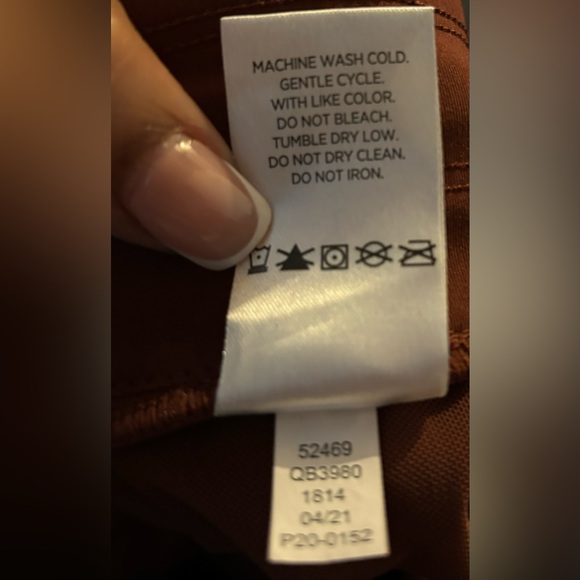 NWOT Women’s MEMBER’S MARK Woven Trek Jogger Size Large, Rust Color - Picture 3 of 4